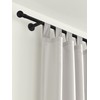 GARDINIA Support with Metal Mounting Plate for Curtain Rod, 1-Track