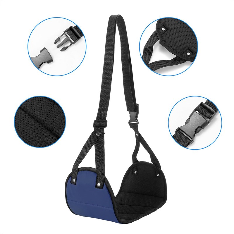 AIMALL Portable Travel Foot Hammock with Adjustable Straps, Compact and