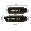 Unbranded Modified Right System Mid Exhaust Pipe + Mufflers For