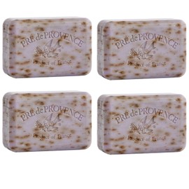 Pre de Provence 250g Soap Bar, Pack of 4 - Lavender