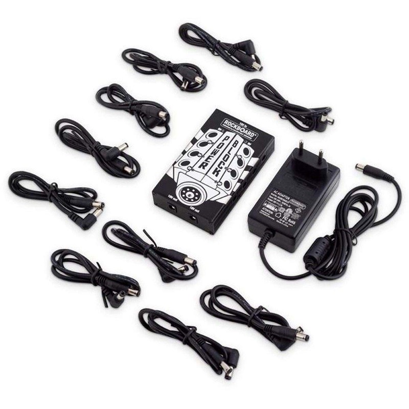 RockBoard Power Block 10 Output Pedal Power Supply, 8x 9V,