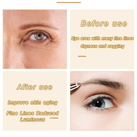 Eye Lip Mask Set 80pieces - Collagen Eye Masks Sheet Patch 20Pairs, 20Pairs Gold Lip Mask, 24K Gold Powder Gel, Anti Wrinkle, Moisturising, Hydrating, Minizes Lip & Eye Fine Lines