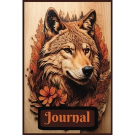 Majestic Wolf Journal: 200 Lined Pages For Your Thoughts