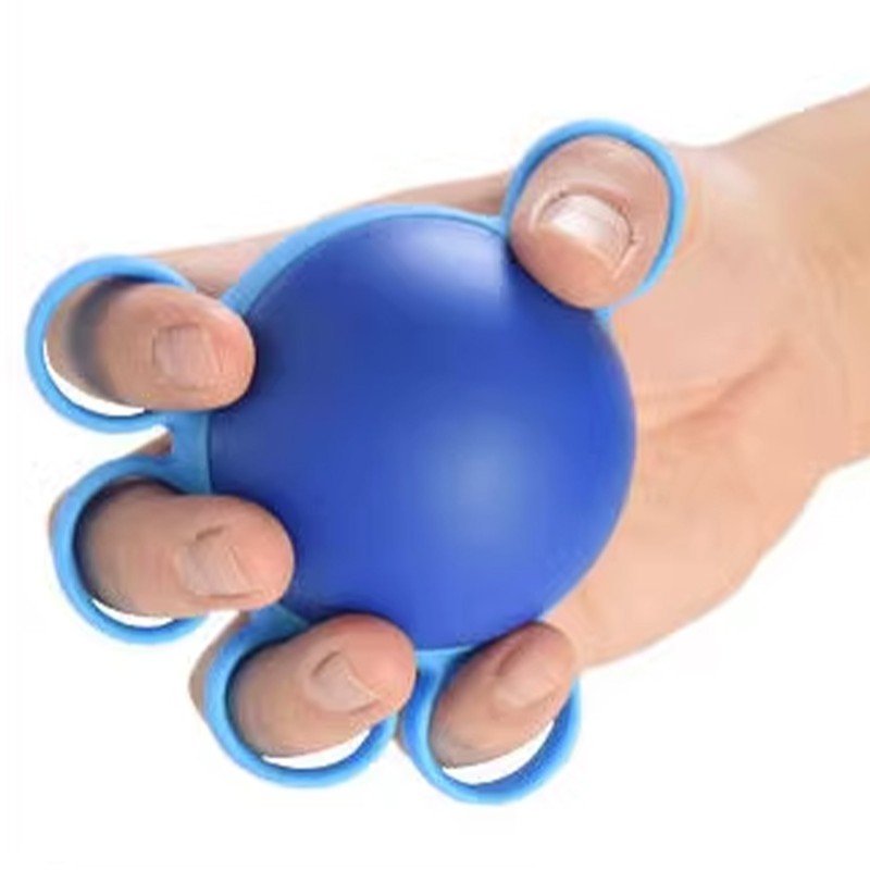 Finger Exerciser Ball Elastic PU Silicone Hand Therapy Grip Strengthener