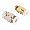5 Sets PC4 M6 Pneumatic Fitting Push to Connect PC4