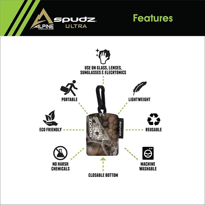 SPUDZ Ultra | Microfiber Cloth Screen Cleaner and Lens Cleaner