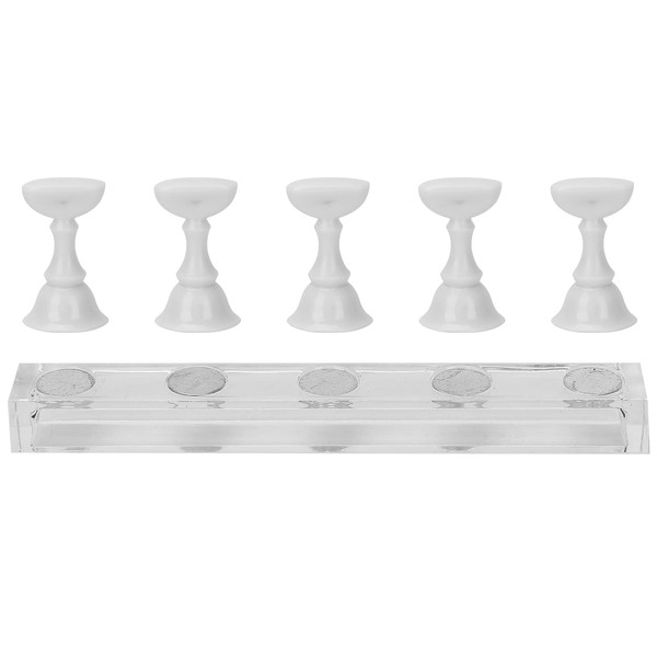 TEUOPIOE Nail Practice Stand Magnetic Nail Tip Art Display Stand