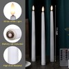 26cm Luces Decorativas navideñas Estilo Vela, Luces navideñas sin Llama,