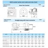 Eonvic 10A 380V SD20 6 Pin Waterproof Aviation Plug IP68
