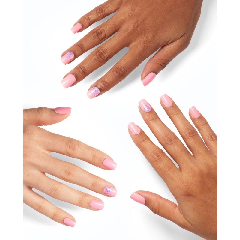 OPI On Point Press On Mani - Pink Glitter -