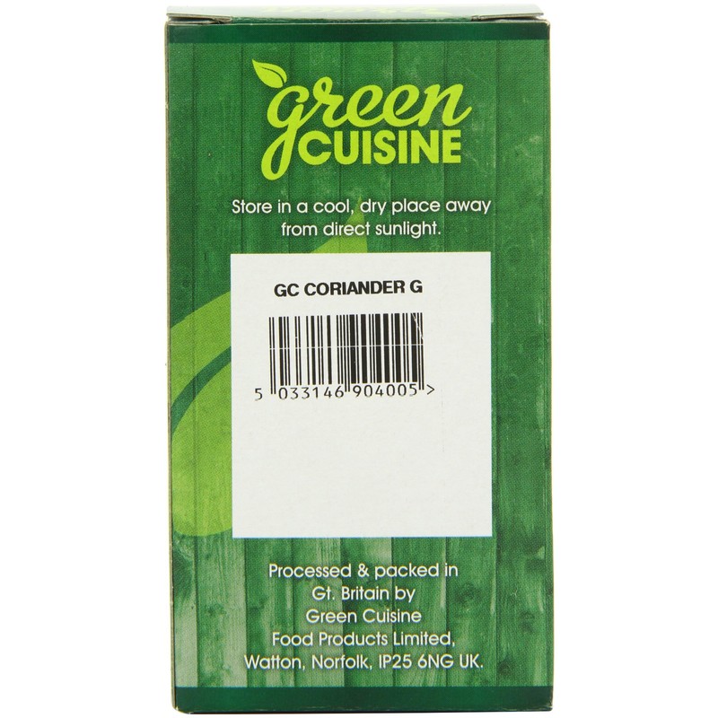 Green Cuisine Coriander Ground 40 g (Pack of 6)