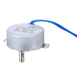 MECCANIXITY TYC-50 Small Synchronous Motor 100-127V AC 15-18RPM Shaft Rotation CCW 4W Gear Motor, 1.5kgf.cm Reduction Ratio for Electric Fireplace