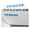 AWD Emblem Overlay Decal Sticker - 2011-2017 Durango - (Color: