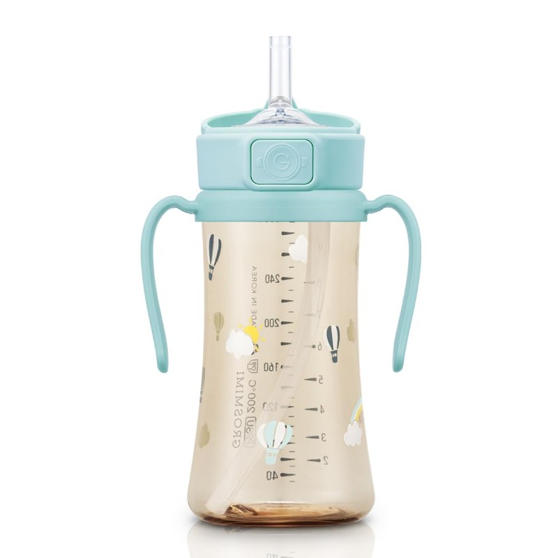 GROSMIMI Flip Top Spill Proof Sippy Cup, PPSU, BPA Free,
