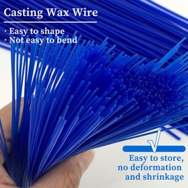 GAESHOW Wax Tube, Wax Line for Jewellery, Carving Wax Ring Tube, Wax Line Jewellery Making Gold Tool 2.5 mm for Jewellery Making Wax Mould Materials