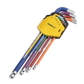 Gunpla Hex Key Set Ball Point Hex Wrench 9 Piece Set 0.06 - 0.4 inches (1.5 - 10 mm)