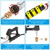 ExtraFein 24 FT Telescoping Pressure Washer Wand Extension, Aluminum Power