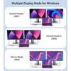 DisplayPort to Dual DisplayPort Splitter Adapter 4K60Hz for Dual Monitor,