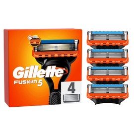 Gillette Gillette Fusion 5 Rasierklingen für Rasierer, 4 Ersatzklingen für Nassrasierer Herren (Alte Version)