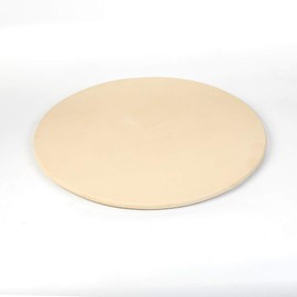 Ohio Stoneware Pizza Stone - 14 inch Natural, Unglazed for Even Heat Distribution, Easy Care