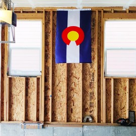 Colarado Colorado State Flag 3x5 Outdoor Double Sided- 3Ply 240D 4 Rows Stitched- 3x5 Large Colorado Flag Wall- UV Fade Resistant With Canvas Header & 2 Brass Grommets
