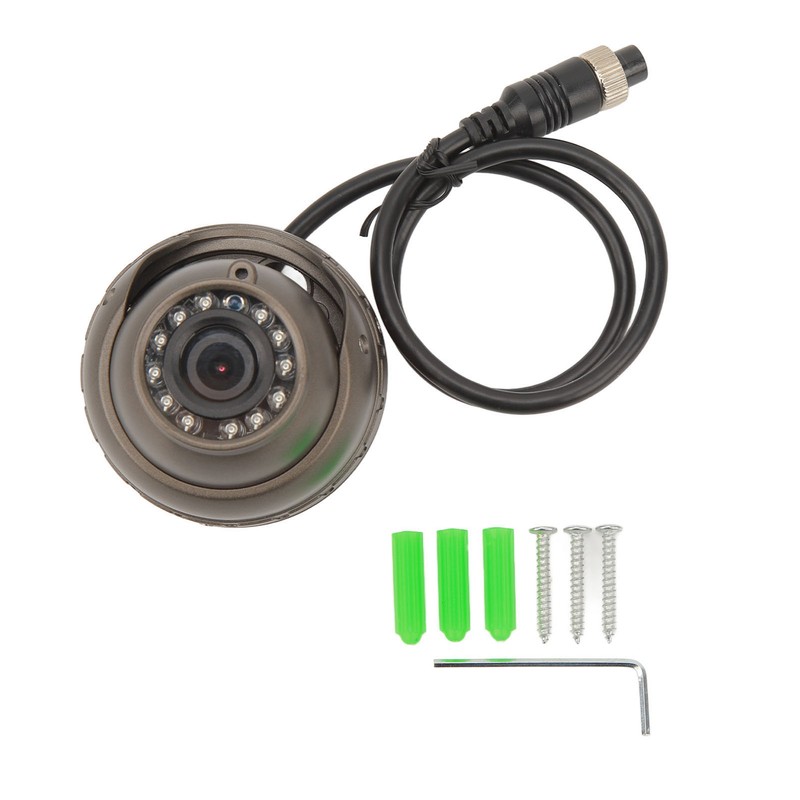 DC 12V Vehicle Interior Dome Camera Video Audio Recording Wide