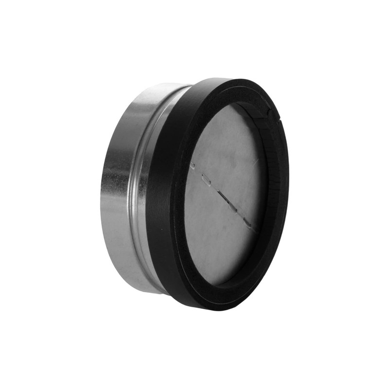 Inline Butterfly Backdraft Damper with Spring