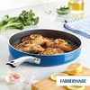 Farberware Style Nonstick Cookware Deep Round Grill Pan/Griddle, Dishwasher Safe,