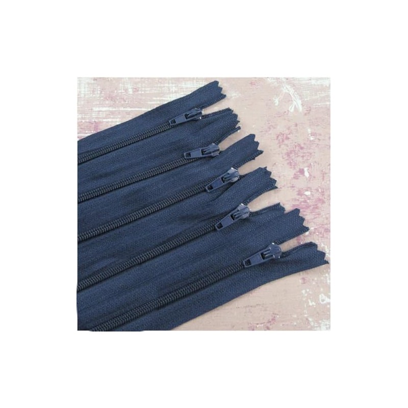 Closed End Zips, Pack of 10, Multiple Colours and Sizes