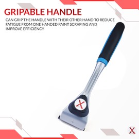 Premium Ergonomic Carbide Scraper, 2-1/2 Inch, Scraper Tool for Removing Varnish, Paint, Glue, Resin, Dry Glaze, Stains, Putty, Scratch