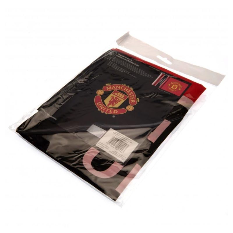 GiftLocalUK Manchester United FC Flag Red Crest