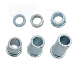 Meuey Lyot M12 Steel Spacers 10.9 Bolt Strength Sleeve Bushing Bike Axle Spacer Bicycle Accessories Dirtwheel Axle Hub Spacers Compatible with 12MM Shaft for 6 Lengths: 5/8/12/22/30/38mm 6pcs