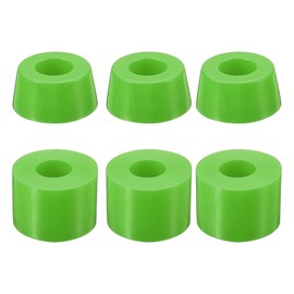 PATIKIL Skateboard Bushings, 2 Set 90A PU Long-Board Truck Bushings Rebuild Kit for Skateboard Parts, Green