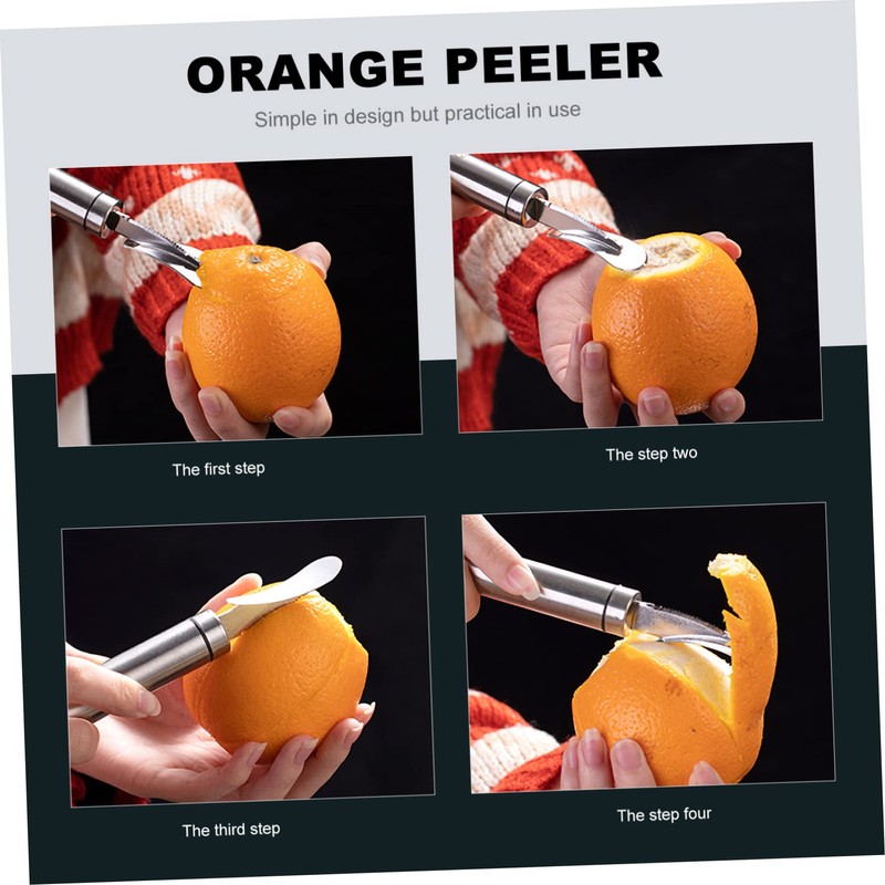 Ciieeo 1 PC Citrus Peeler Orange and Lemon Opener Tool