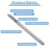 sourcing map 2pcs Straight Flute Screw Taps 1/4-28 UNF 2B