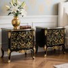 Peacoblue Gold Branches, Birds Rub On Transfers for Furniture 6"x12"