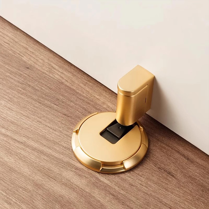 PANALI 1 Pack Windproof Magnetic Door Stopper, Concealed Retractable Design