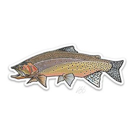 Eds Fly Shop Casey Underwood Westslope Cutthroat Decal Sticker