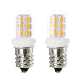 XRZT LED Night Light Bulbs - C7 E12 Led Bulb 15W Salt Lamp Bulbs, Warm White 2 Watt Equivalent 20 Watt Halogen Bulb, E12 Candelabra Light Bulb 2-Pack