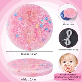 Skin Picking Fidget Toys, 2 Pcs Picky Fidget Pad, Portable Picking Pads for Adults & Children with Anxiety, ADHD, Trichotillomania or Dermatillomania (8.5CM /3.35IN)