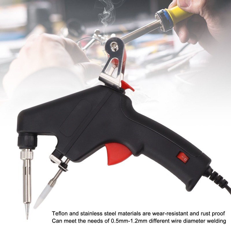 60W Soldering Iron Handheld Solder Iron Black Electric Soldering Tool