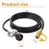 ArrogantF F271803 6ft Propane Hose with Regulator Fit for Mr.