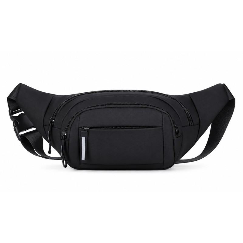 Running Waist Bag with Zippered Pockets – Slim Travel Money