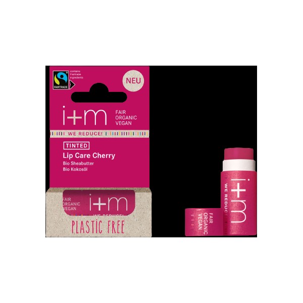 i+m WE REDUCE Cherry Tinted Lip Care, 5 g