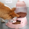 Automatic Cat & Dog Feeder Set, Self-Dispensing Food & Water