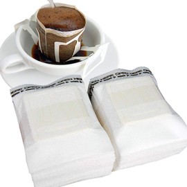 100 Drip Bag Filters, Single Cup Drip Coffee (No Dripper) Filter Commercial Bulk