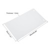 PATIKIL 2pcs 65x30cm EVA Background White/Black Soft Photography Background Light
