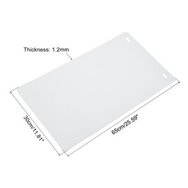 PATIKIL 2pcs 65x30cm EVA Background White/Black Soft Photography Background Light Box Props for Photography Studio