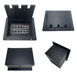 ProCraft Pro Audio Recessed Stage Pocket Floor Box 12 XLR Channels - Any Configuration