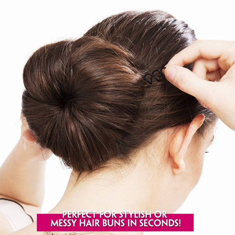 30pcs Spiral Bobby Hair Pins, Non-Scratch Round Tips Twist Screw